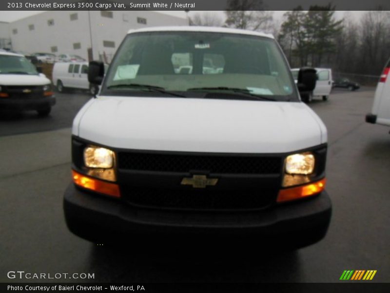 Summit White / Neutral 2013 Chevrolet Express 3500 Cargo Van