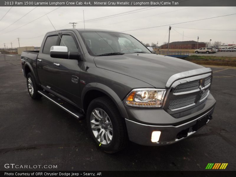 Mineral Gray Metallic / Longhorn Black/Cattle Tan 2013 Ram 1500 Laramie Longhorn Crew Cab 4x4