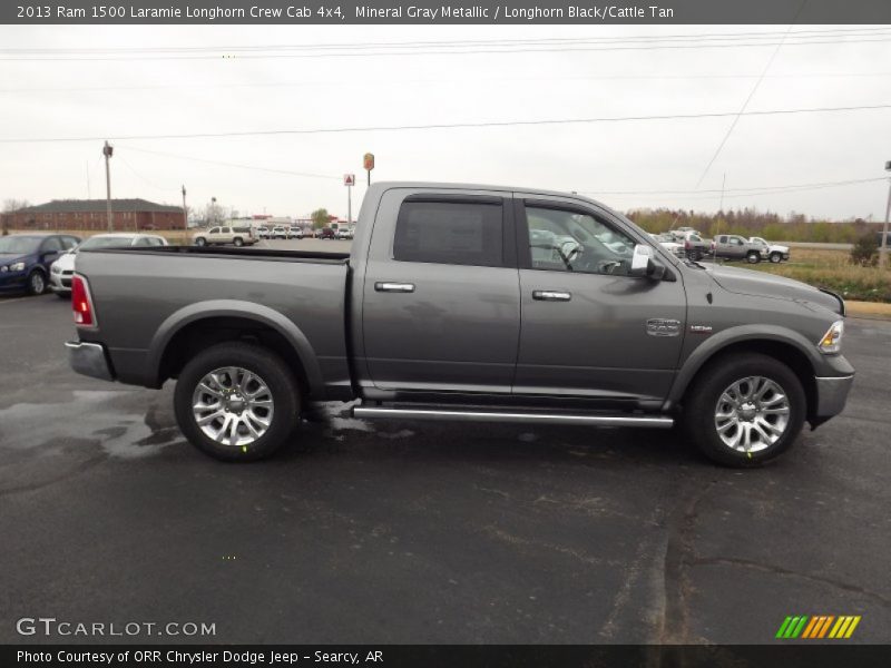 Mineral Gray Metallic / Longhorn Black/Cattle Tan 2013 Ram 1500 Laramie Longhorn Crew Cab 4x4