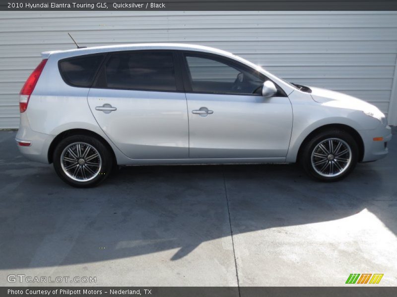 Quicksilver / Black 2010 Hyundai Elantra Touring GLS