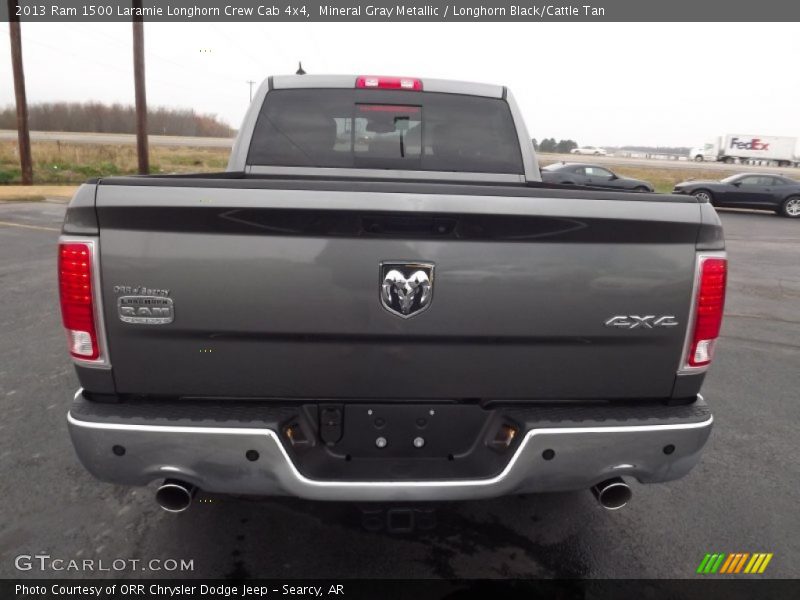 Mineral Gray Metallic / Longhorn Black/Cattle Tan 2013 Ram 1500 Laramie Longhorn Crew Cab 4x4