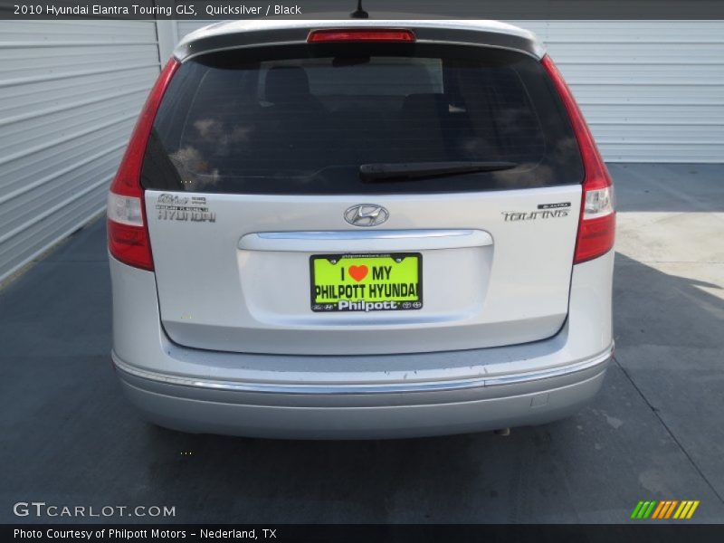 Quicksilver / Black 2010 Hyundai Elantra Touring GLS