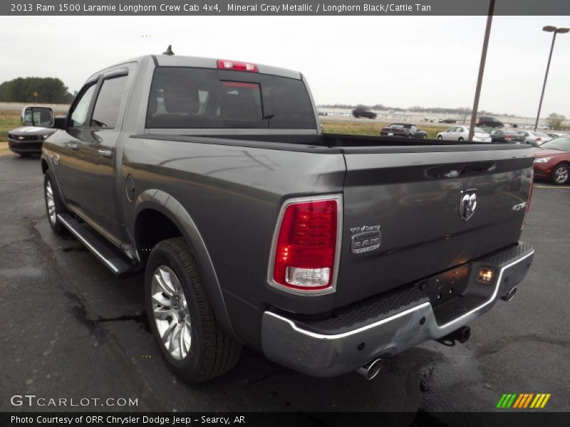 Mineral Gray Metallic / Longhorn Black/Cattle Tan 2013 Ram 1500 Laramie Longhorn Crew Cab 4x4