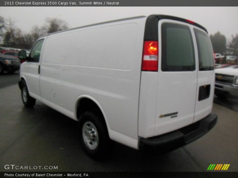 Summit White / Neutral 2013 Chevrolet Express 3500 Cargo Van