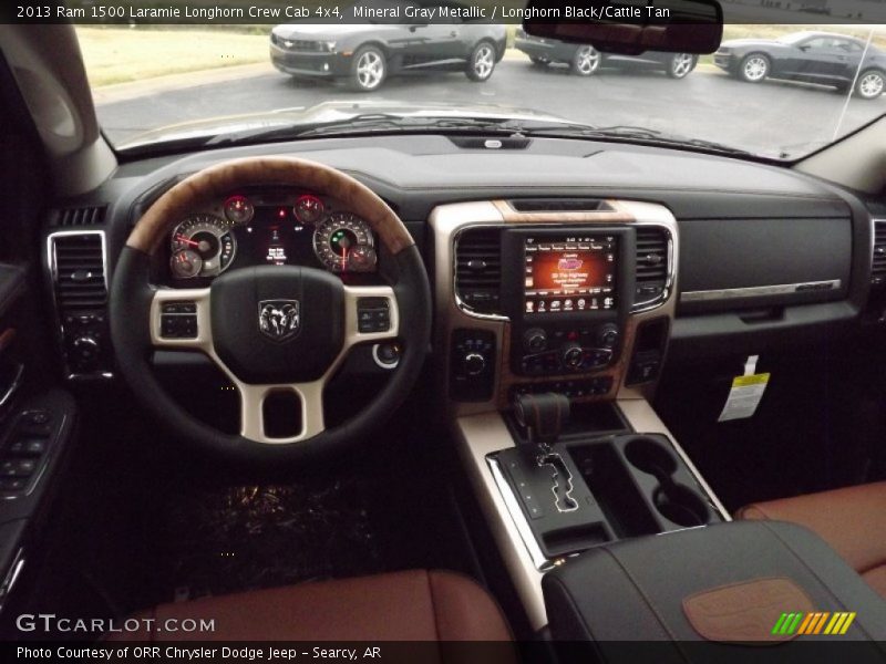 Dashboard of 2013 1500 Laramie Longhorn Crew Cab 4x4