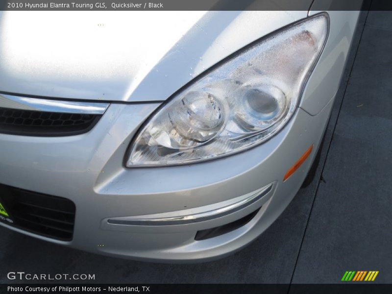 Quicksilver / Black 2010 Hyundai Elantra Touring GLS