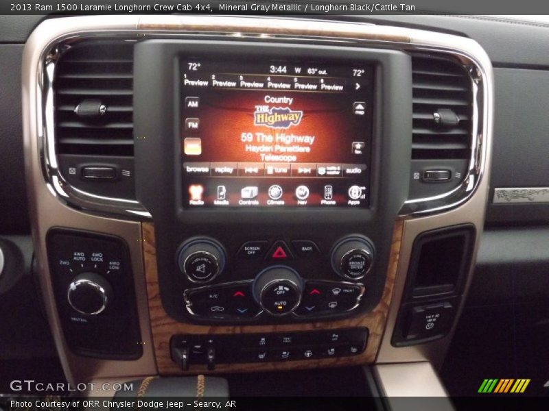 Controls of 2013 1500 Laramie Longhorn Crew Cab 4x4
