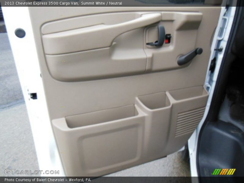 Door Panel of 2013 Express 3500 Cargo Van