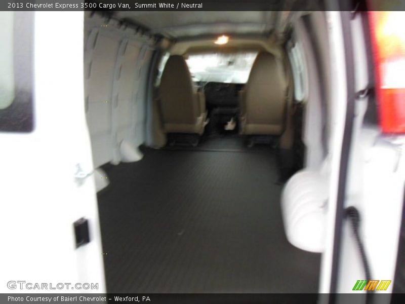 Summit White / Neutral 2013 Chevrolet Express 3500 Cargo Van