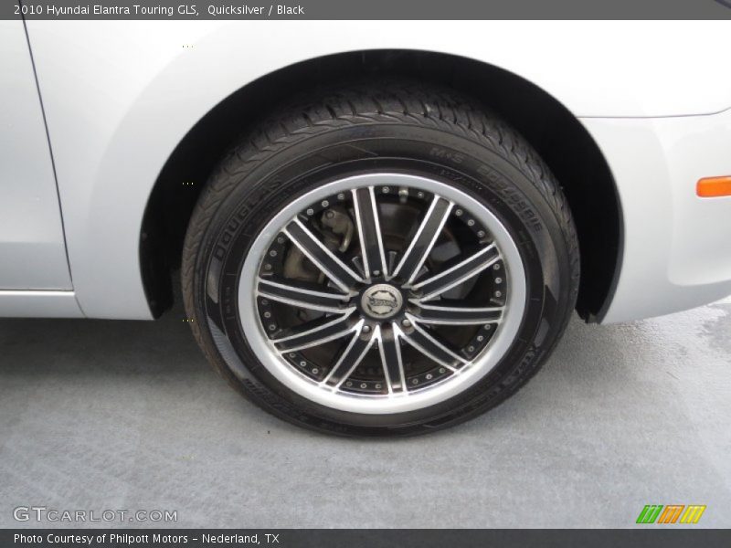 Quicksilver / Black 2010 Hyundai Elantra Touring GLS