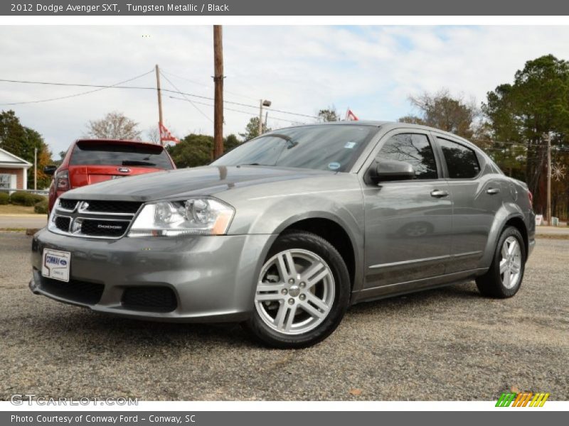 Tungsten Metallic / Black 2012 Dodge Avenger SXT