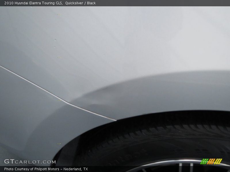 Quicksilver / Black 2010 Hyundai Elantra Touring GLS