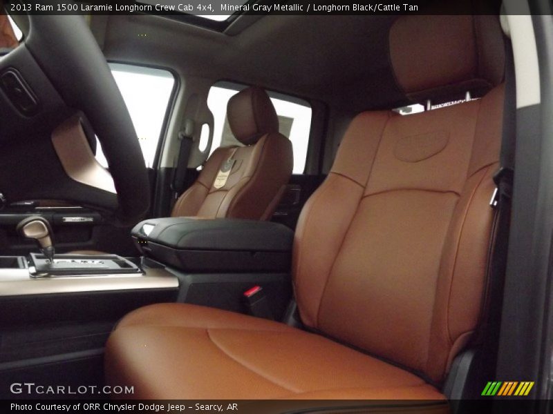 Front Seat of 2013 1500 Laramie Longhorn Crew Cab 4x4