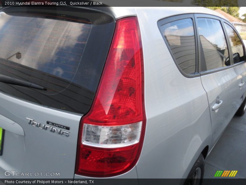 Quicksilver / Black 2010 Hyundai Elantra Touring GLS