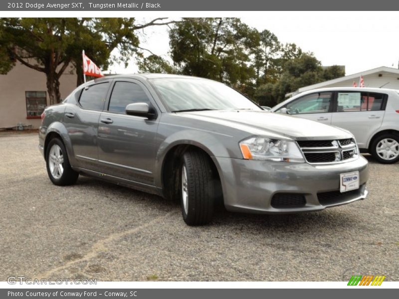 Tungsten Metallic / Black 2012 Dodge Avenger SXT