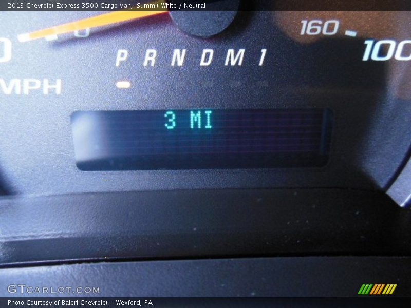 Summit White / Neutral 2013 Chevrolet Express 3500 Cargo Van