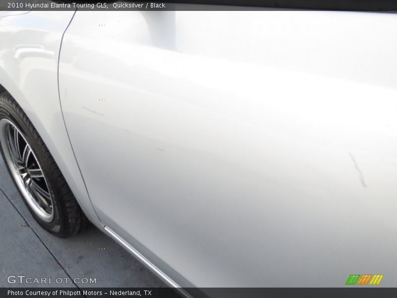 Quicksilver / Black 2010 Hyundai Elantra Touring GLS