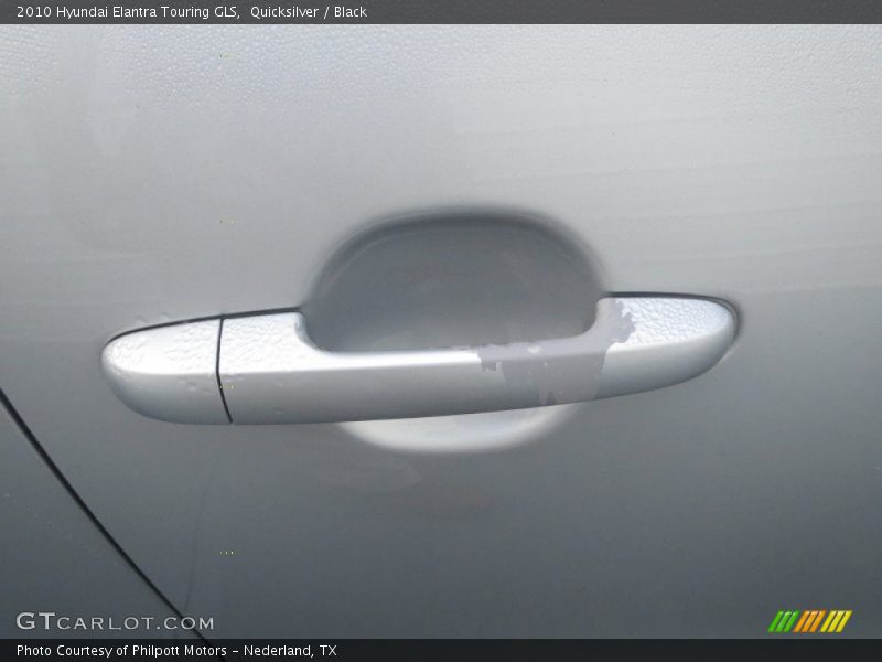 Quicksilver / Black 2010 Hyundai Elantra Touring GLS