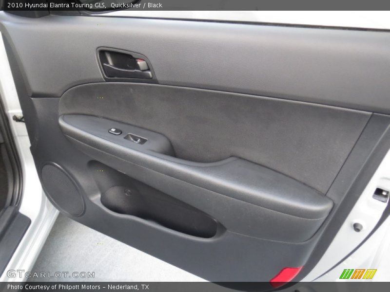 Quicksilver / Black 2010 Hyundai Elantra Touring GLS