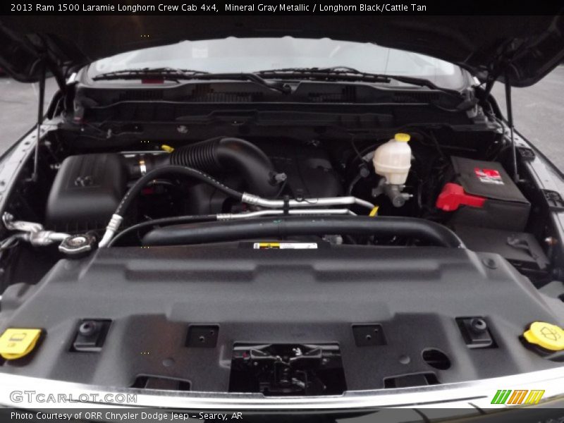 Mineral Gray Metallic / Longhorn Black/Cattle Tan 2013 Ram 1500 Laramie Longhorn Crew Cab 4x4