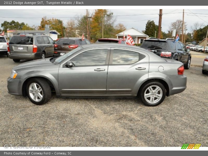 Tungsten Metallic / Black 2012 Dodge Avenger SXT