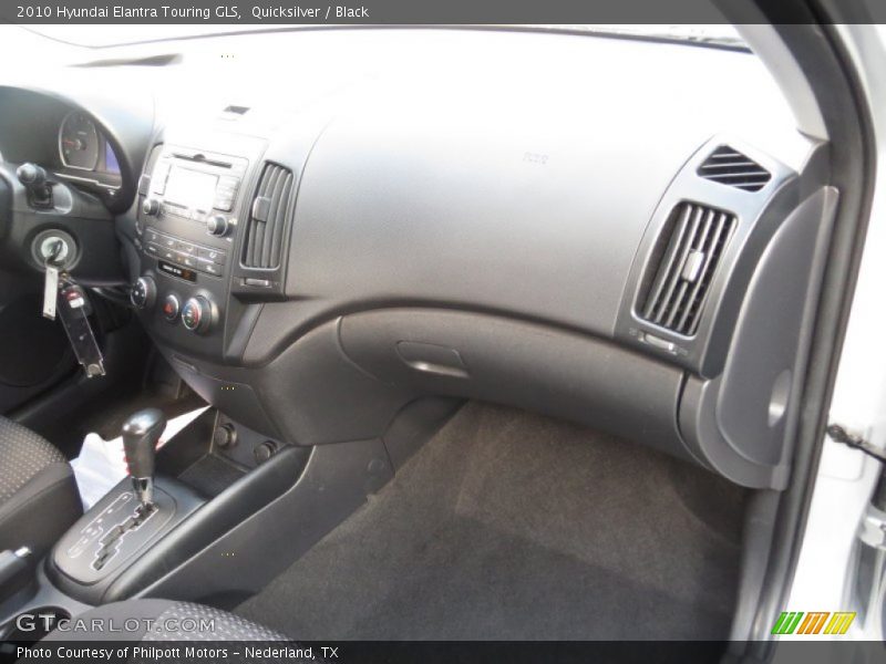 Quicksilver / Black 2010 Hyundai Elantra Touring GLS
