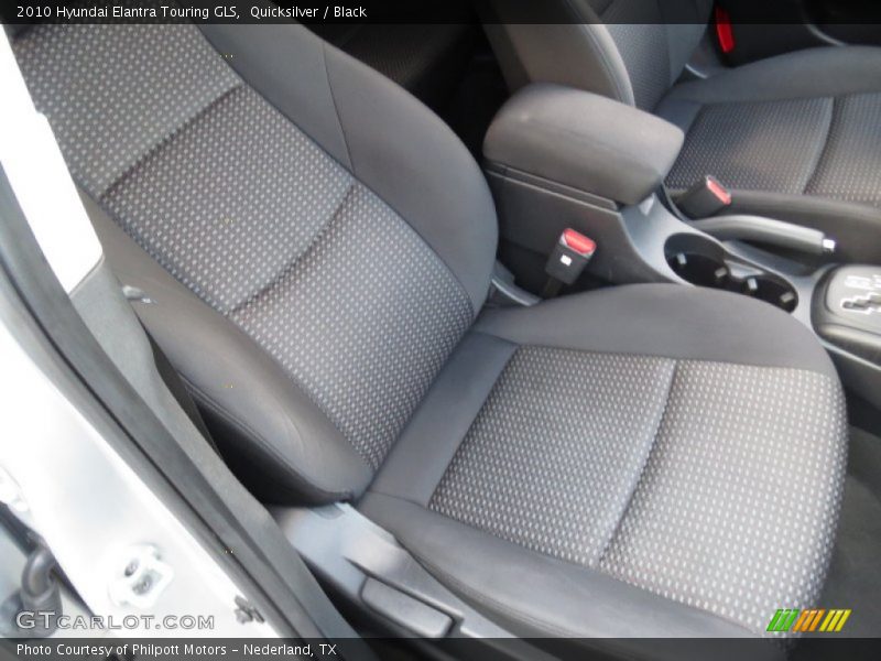 Quicksilver / Black 2010 Hyundai Elantra Touring GLS