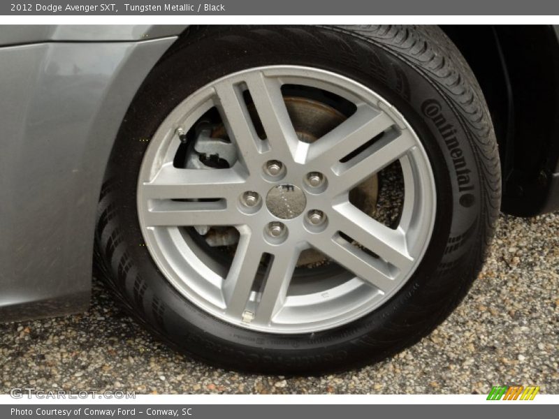 Tungsten Metallic / Black 2012 Dodge Avenger SXT