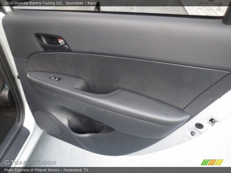 Quicksilver / Black 2010 Hyundai Elantra Touring GLS