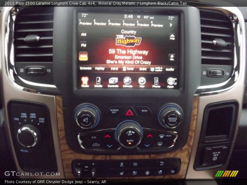 Controls of 2013 1500 Laramie Longhorn Crew Cab 4x4