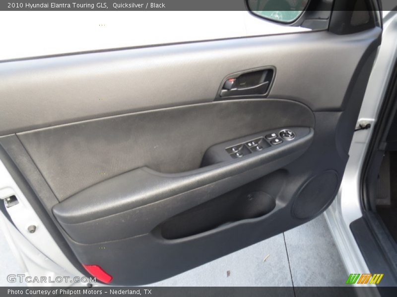 Quicksilver / Black 2010 Hyundai Elantra Touring GLS