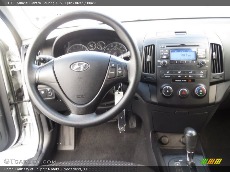 Quicksilver / Black 2010 Hyundai Elantra Touring GLS