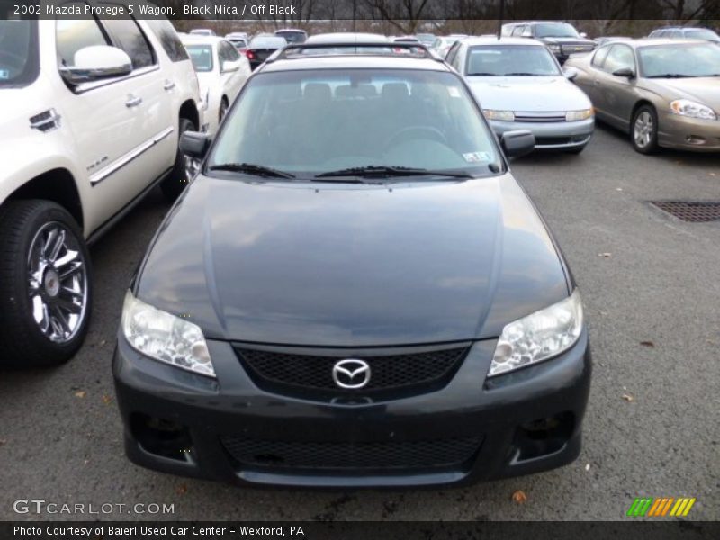 Black Mica / Off Black 2002 Mazda Protege 5 Wagon