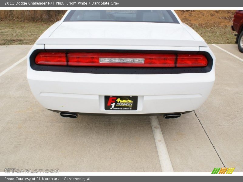 Bright White / Dark Slate Gray 2011 Dodge Challenger R/T Plus