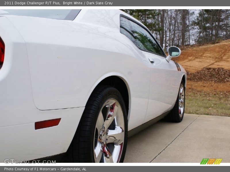Bright White / Dark Slate Gray 2011 Dodge Challenger R/T Plus