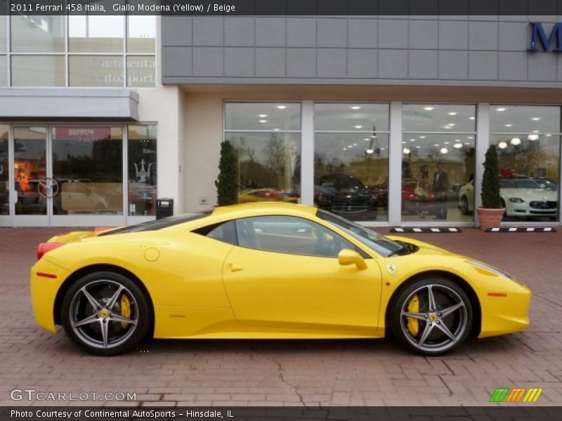  2011 458 Italia Giallo Modena (Yellow)