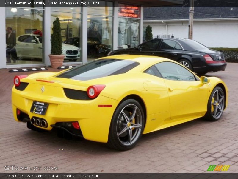  2011 458 Italia Giallo Modena (Yellow)
