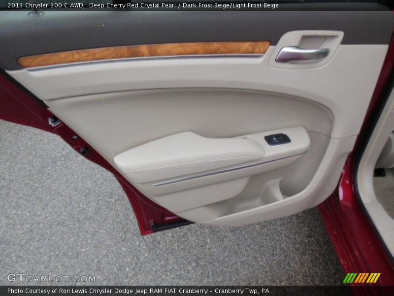 Deep Cherry Red Crystal Pearl / Dark Frost Beige/Light Frost Beige 2013 Chrysler 300 C AWD