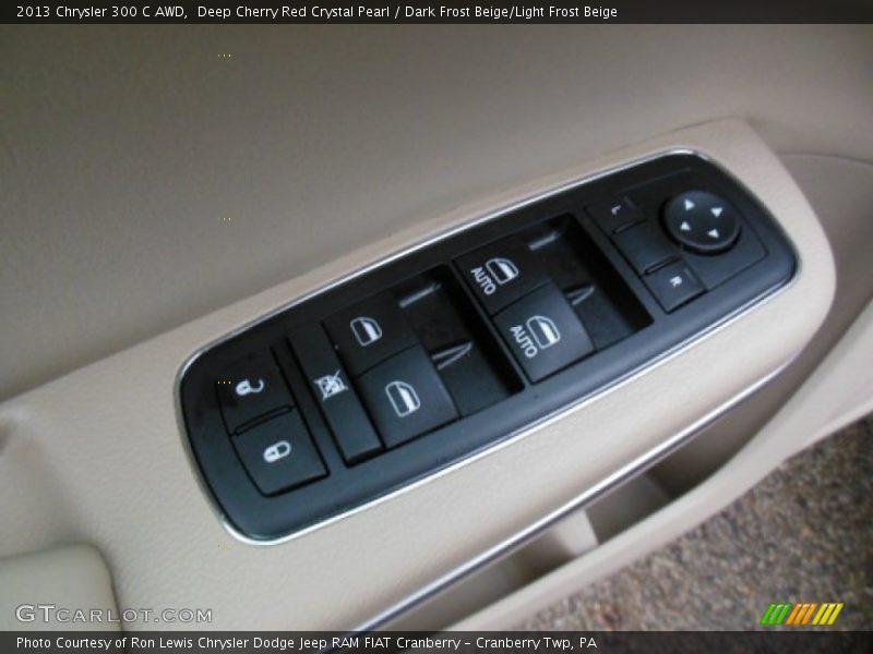 Deep Cherry Red Crystal Pearl / Dark Frost Beige/Light Frost Beige 2013 Chrysler 300 C AWD