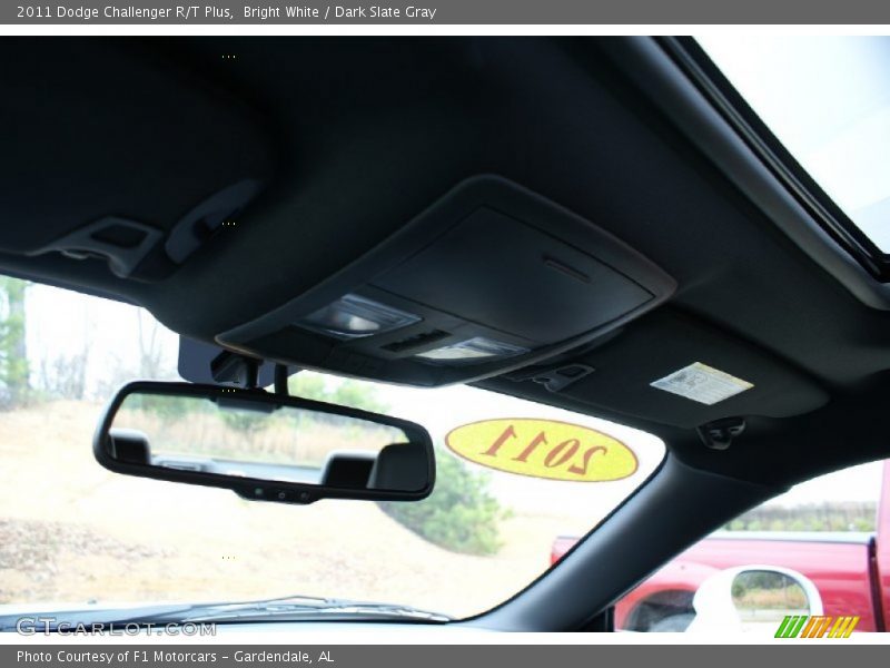 Bright White / Dark Slate Gray 2011 Dodge Challenger R/T Plus
