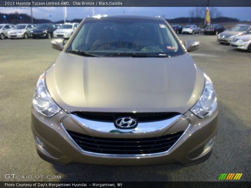 Chai Bronze / Black/Saddle 2013 Hyundai Tucson Limited AWD