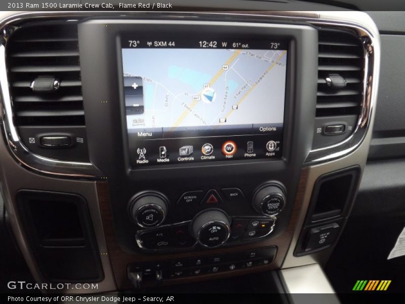 Navigation of 2013 1500 Laramie Crew Cab