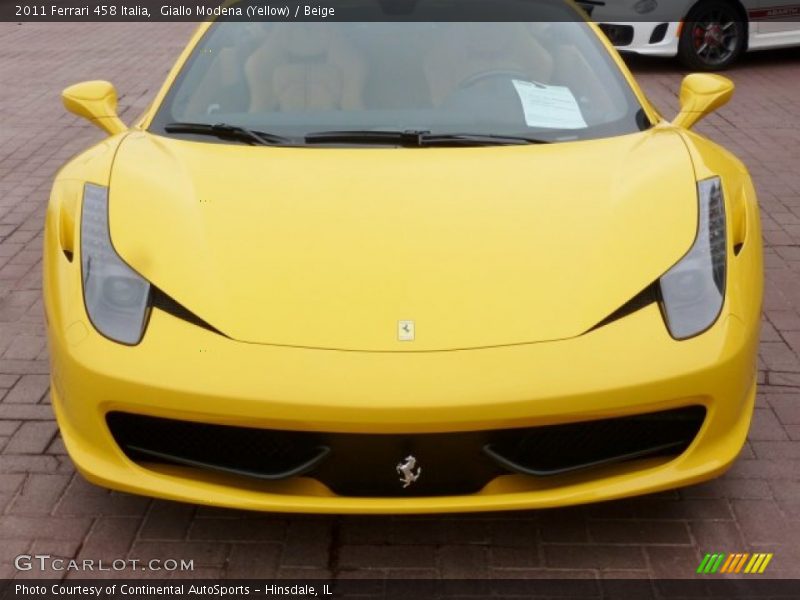 Giallo Modena (Yellow) / Beige 2011 Ferrari 458 Italia