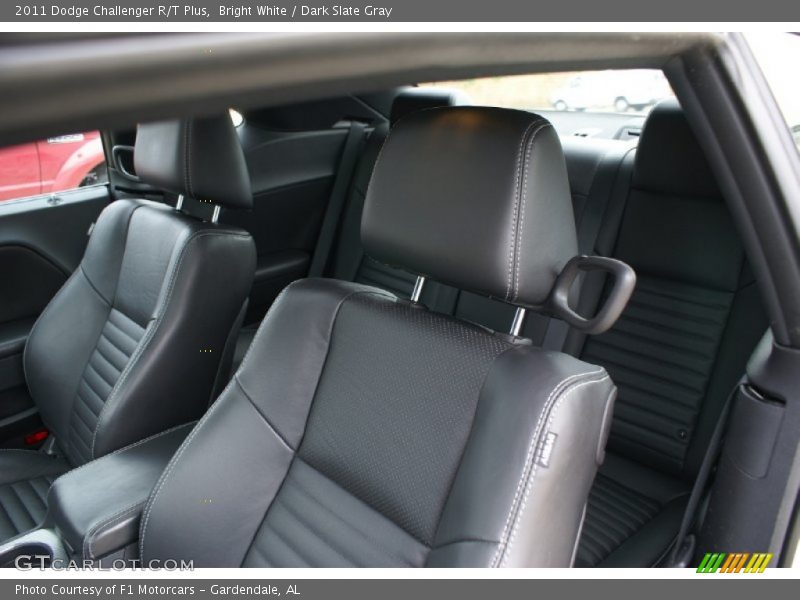 Bright White / Dark Slate Gray 2011 Dodge Challenger R/T Plus