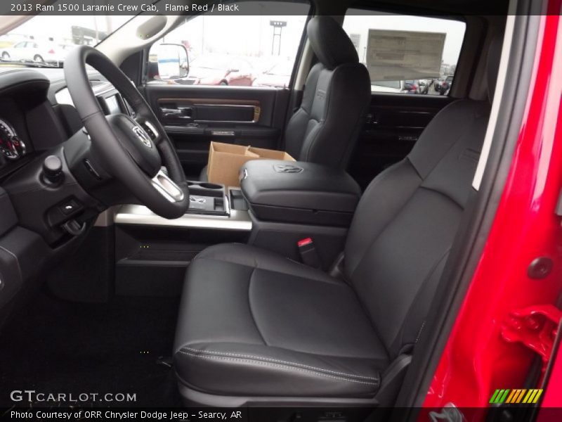  2013 1500 Laramie Crew Cab Black Interior