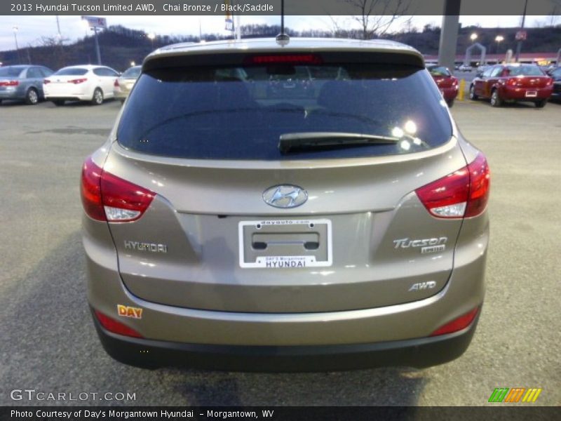 Chai Bronze / Black/Saddle 2013 Hyundai Tucson Limited AWD