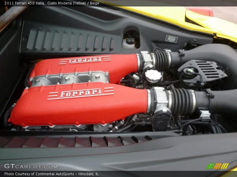  2011 458 Italia Engine - 4.5 Liter GDI DOHC 32-Valve VVT V8