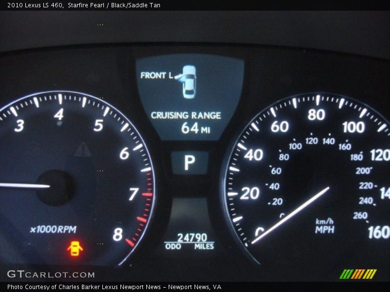 Starfire Pearl / Black/Saddle Tan 2010 Lexus LS 460