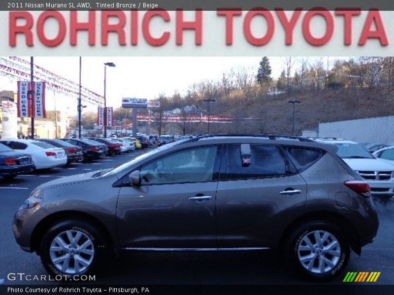 Tinted Bronze / Beige 2011 Nissan Murano SL AWD