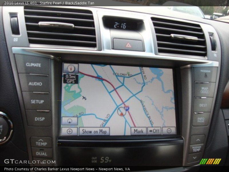 Navigation of 2010 LS 460